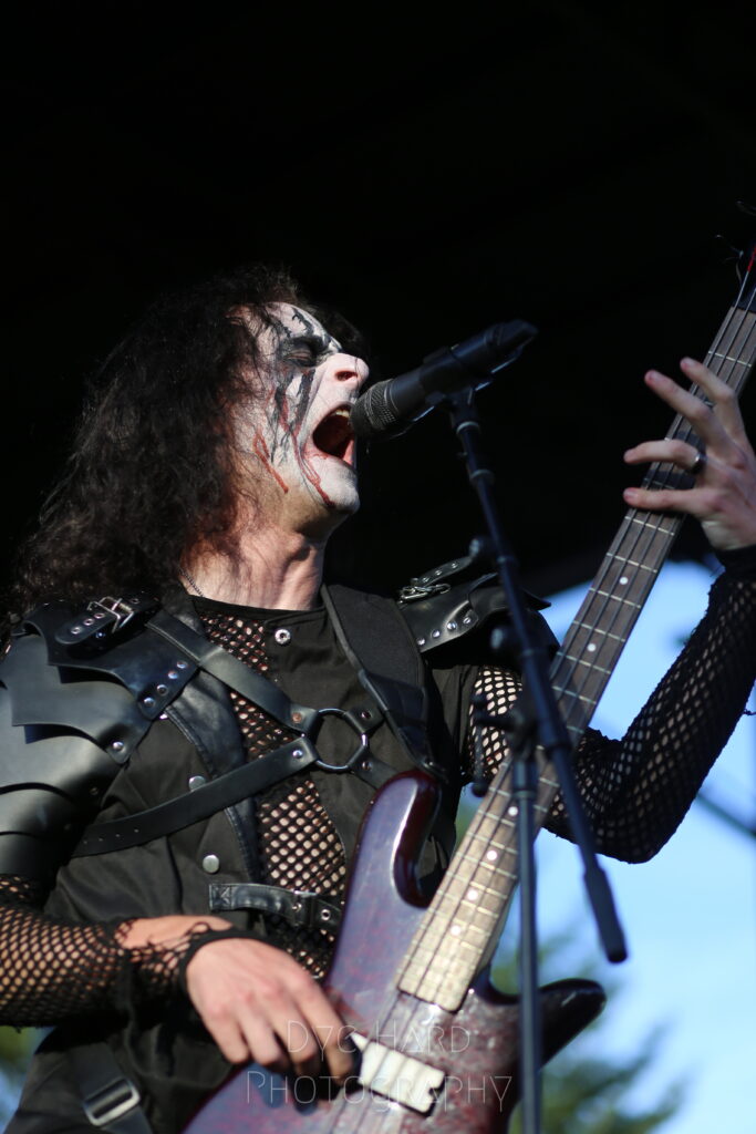 Friday night performance under the trees