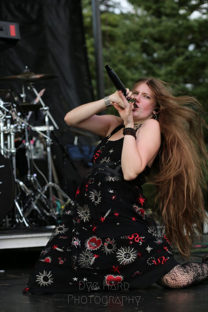 Night shot — lights and smoke