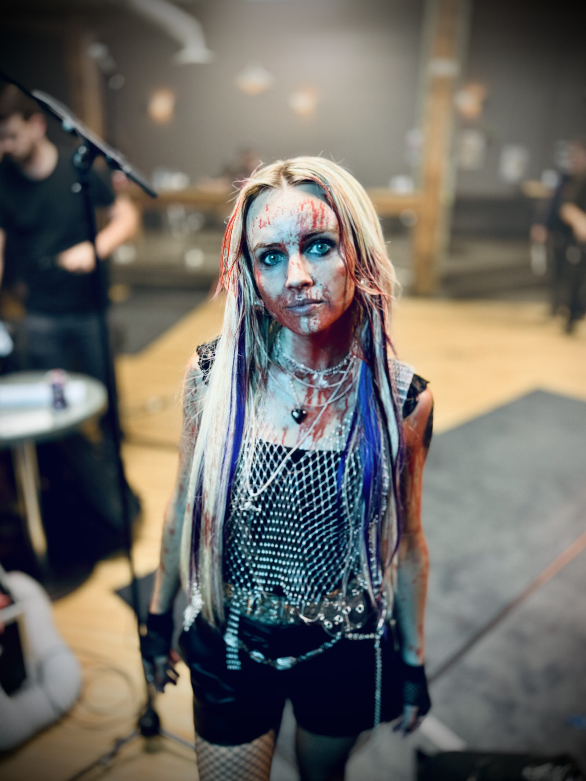 Kimberley Crossman speaking at the interview