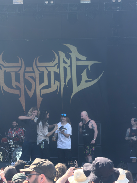 Archspire on stage