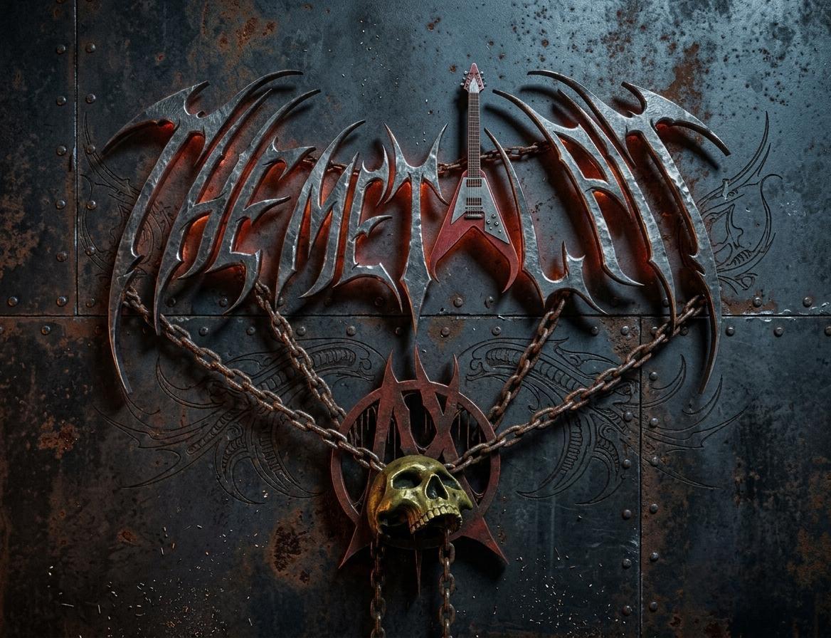 The Metal Pit Logo Banner