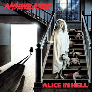 Annihilator Alice in Hell album cover