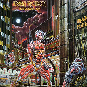 Iron Maiden Somewhere in Time album cover