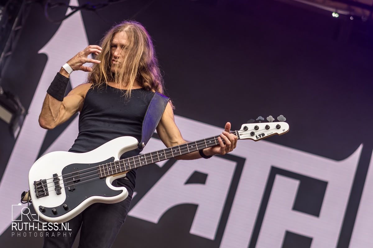 Damien Sisson with his bass