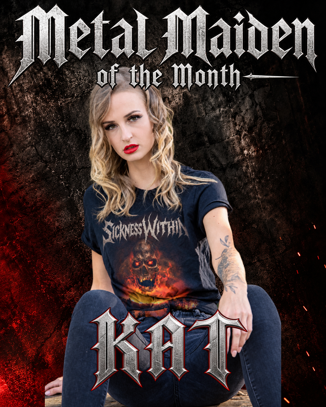 Kat, Metal Maiden of the Month